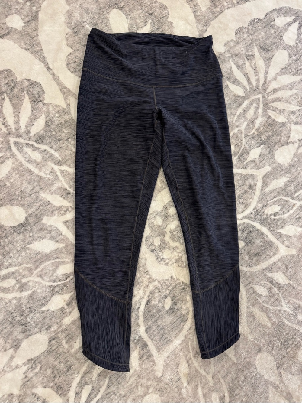 Prana Heathered Slate Black Leggings